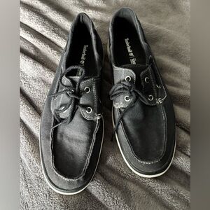 Timberland Men's Black Boat Shoes